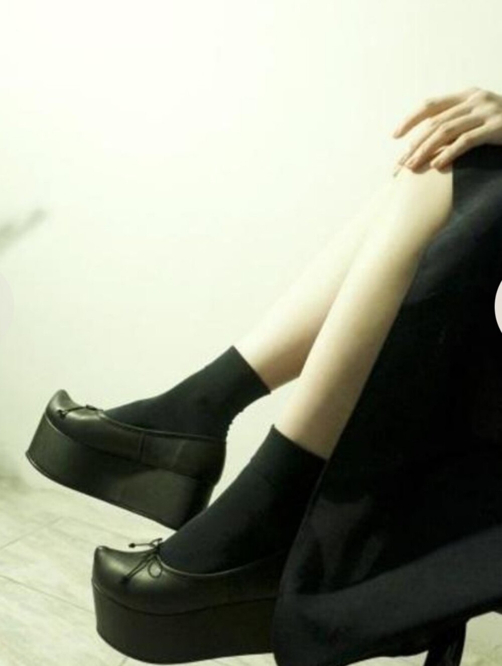 FLAT APARTMENT Wedges Leather